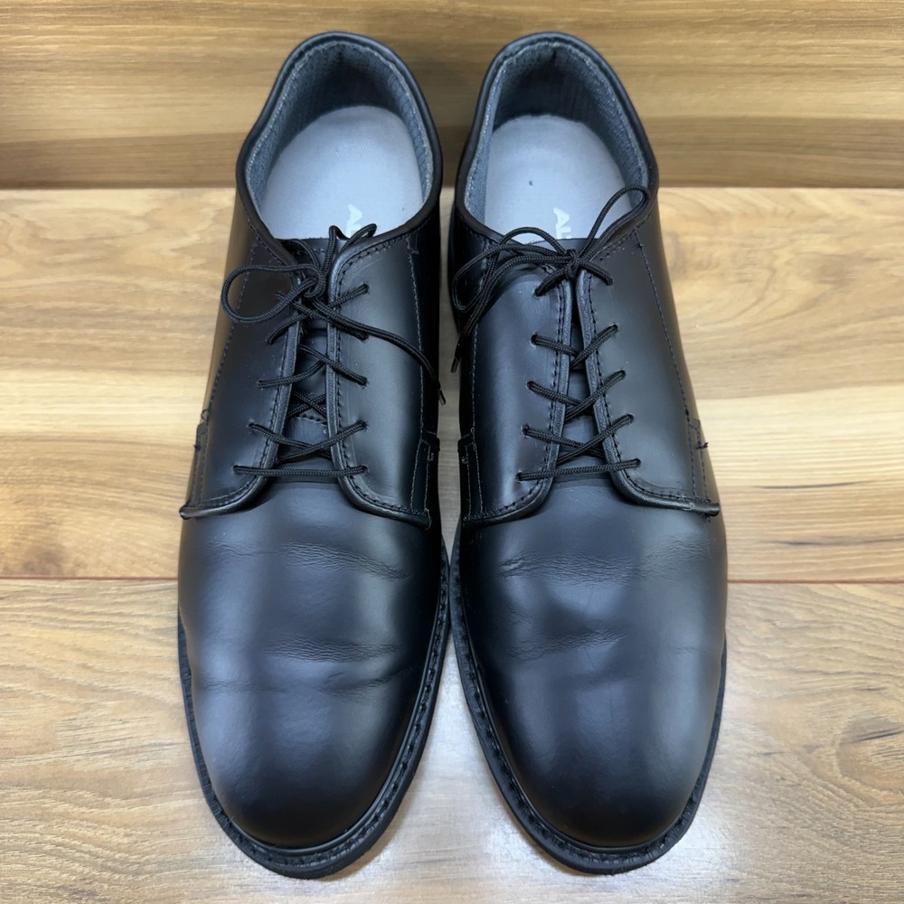 ALTAMA Uniform Military Dress Oxfords Mens 11 E Black Leather Lace Up